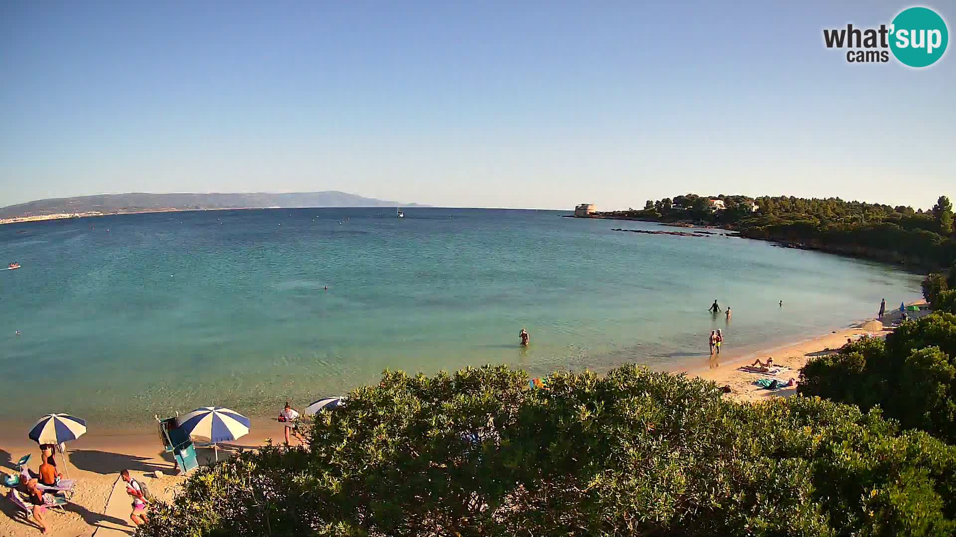 Webcam Lazzaretto beach | Alghero | Sardinia