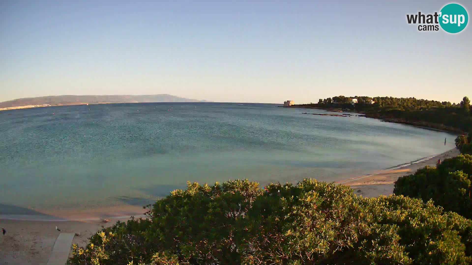 Plage Lazzaretto livecam | Alghero | Sardaigne