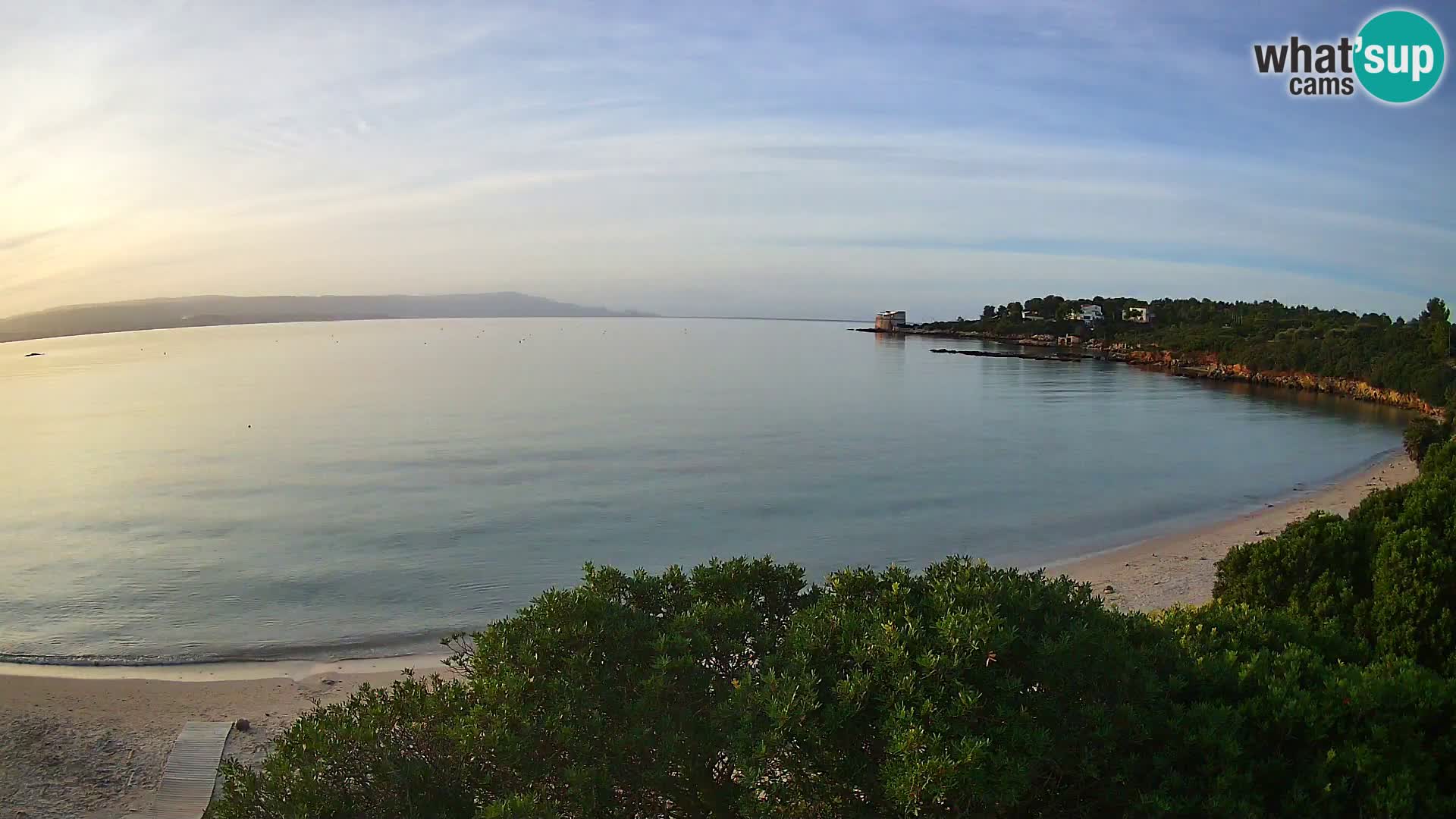Plage Lazzaretto livecam | Alghero | Sardaigne
