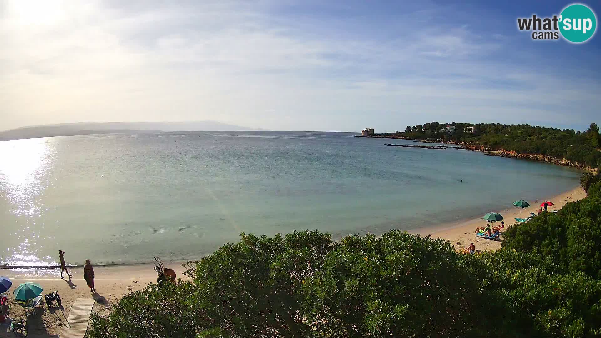 Webcam Lazzaretto beach | Alghero | Sardinia