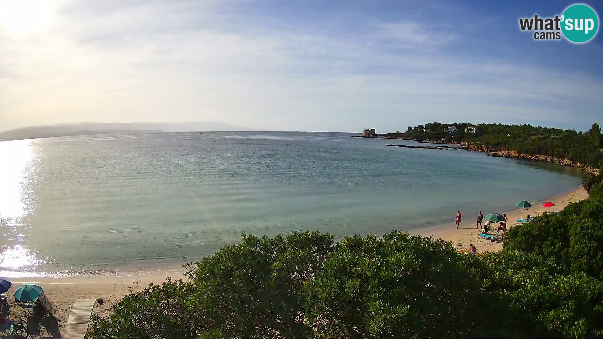 Kamera plaža Lazzaretto | Alghero | Sardinija