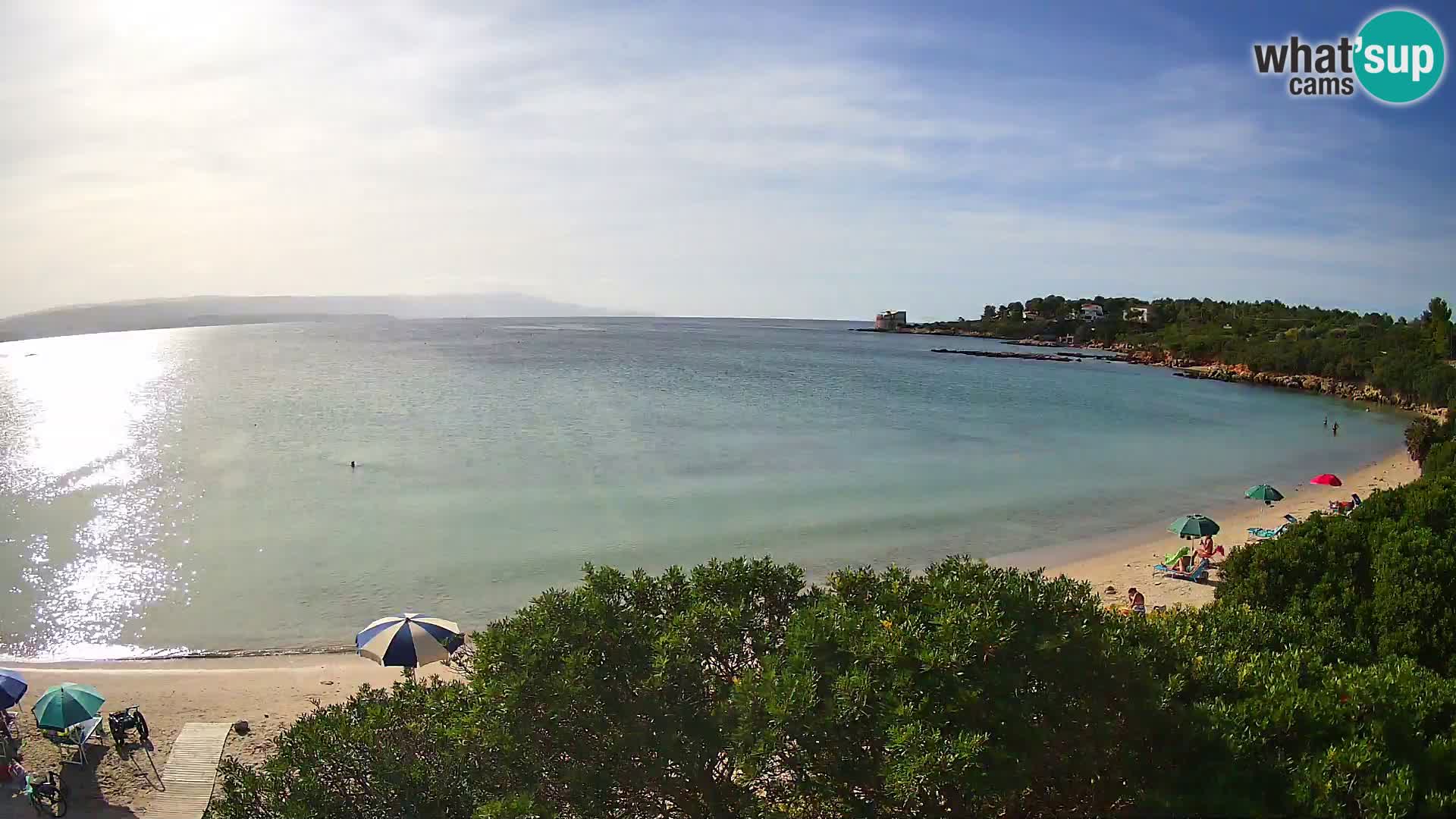 Webcam Lazzaretto beach | Alghero | Sardinia