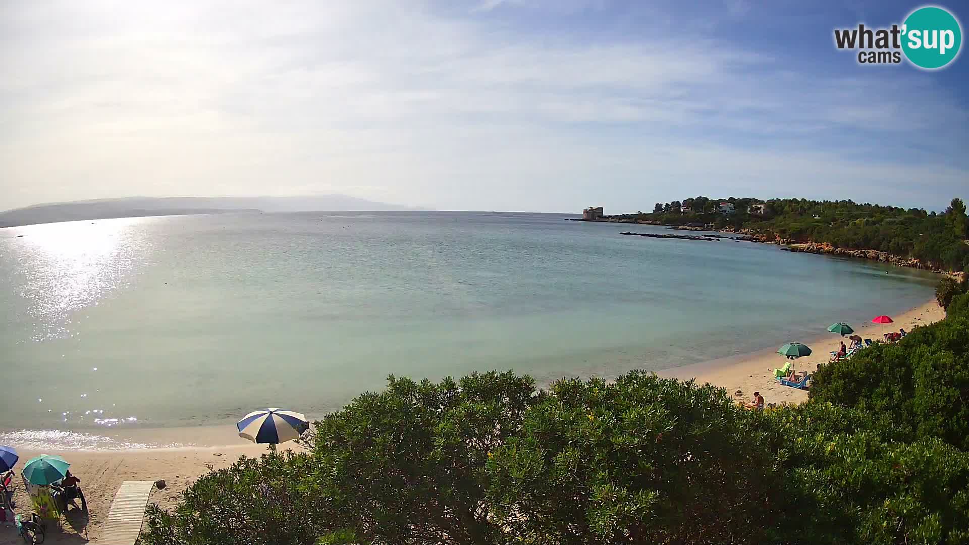 Webcam Lazzaretto Strand | Alghero | Sardinien