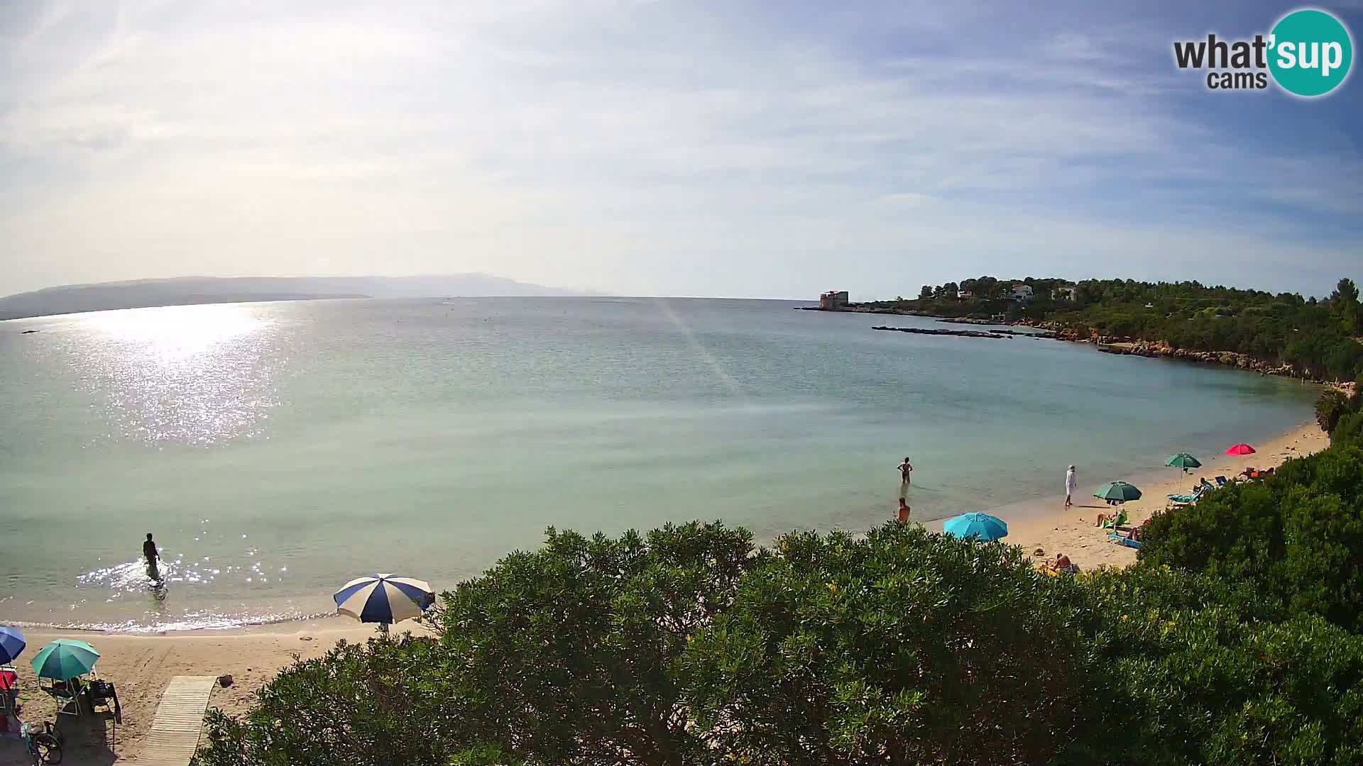 Webcam Lazzaretto Strand | Alghero | Sardinien