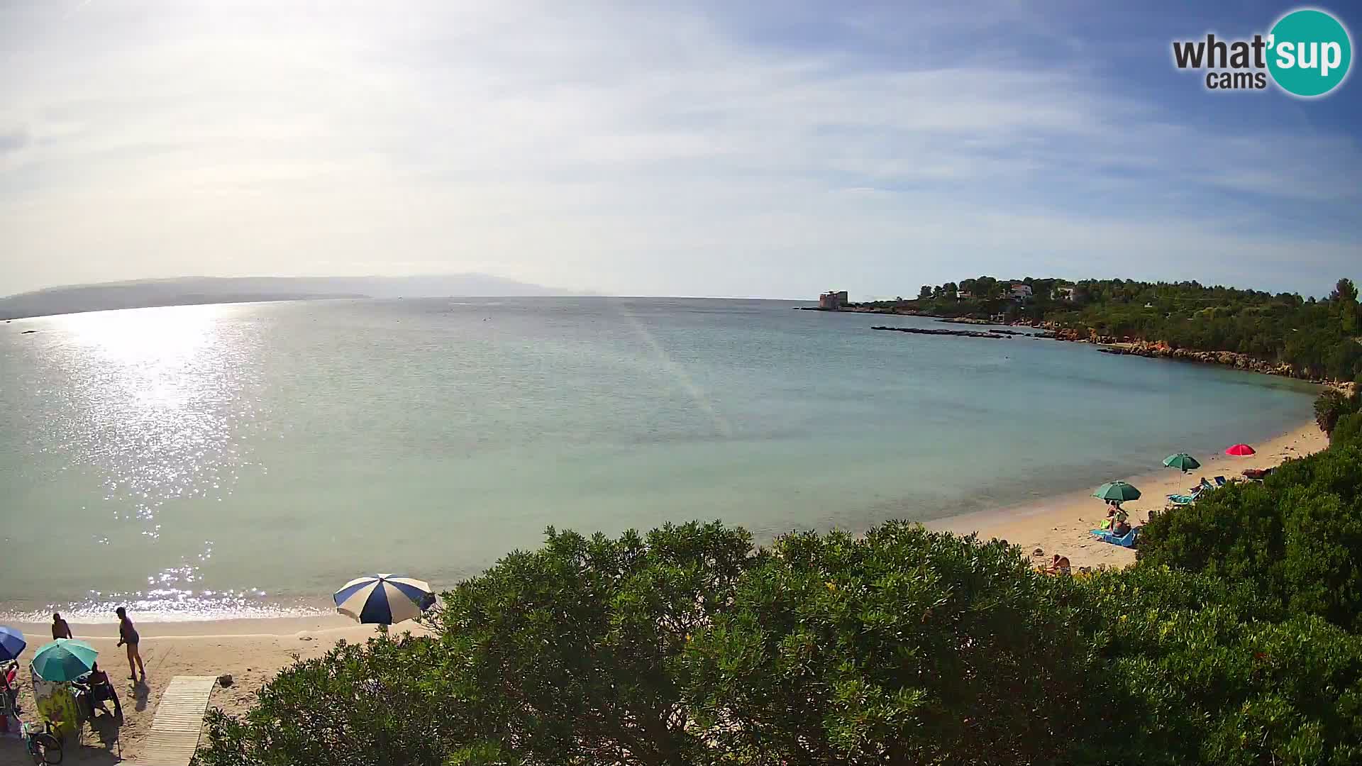 Kamera plaža Lazzaretto | Alghero | Sardinija