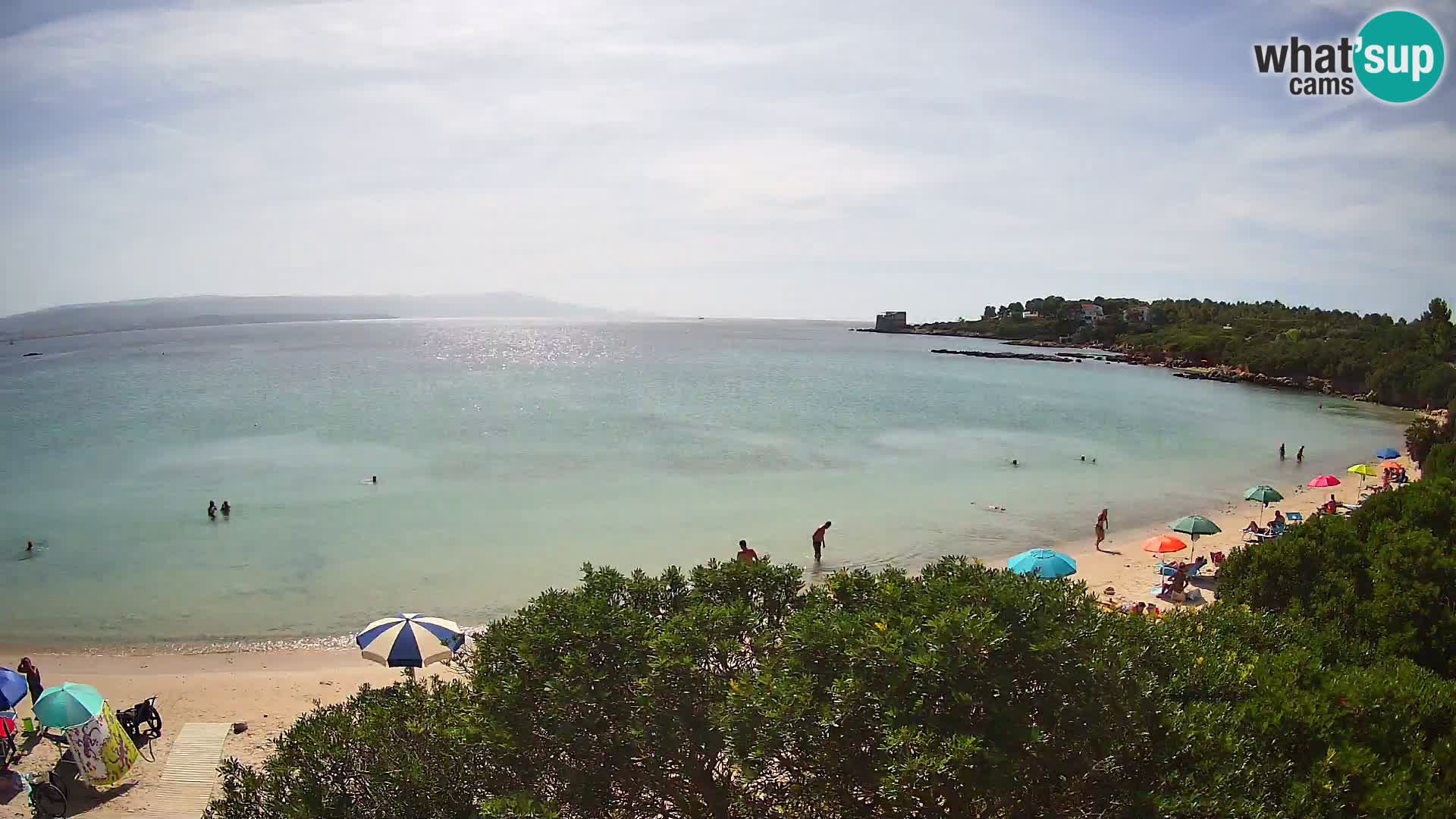 Webcam Lazzaretto beach | Alghero | Sardinia