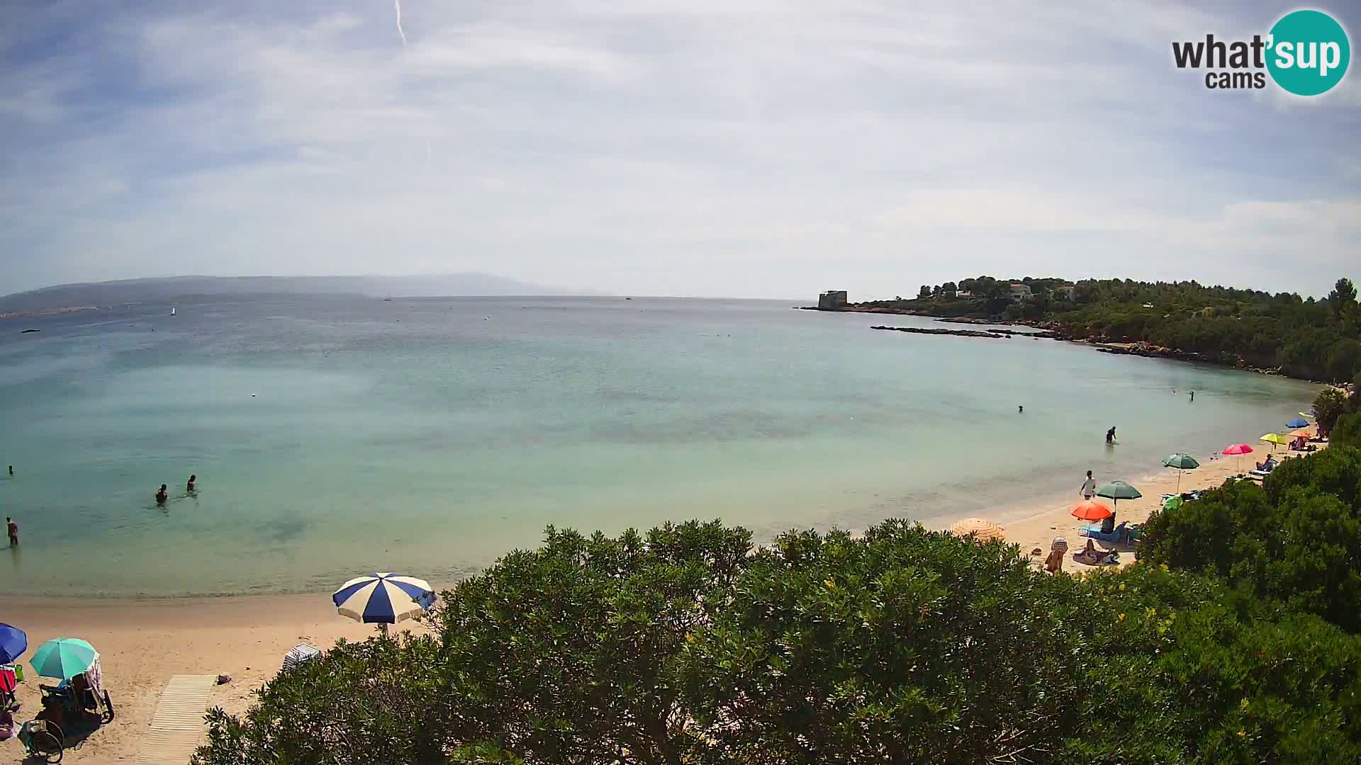 Webcam Lazzaretto beach | Alghero | Sardinia