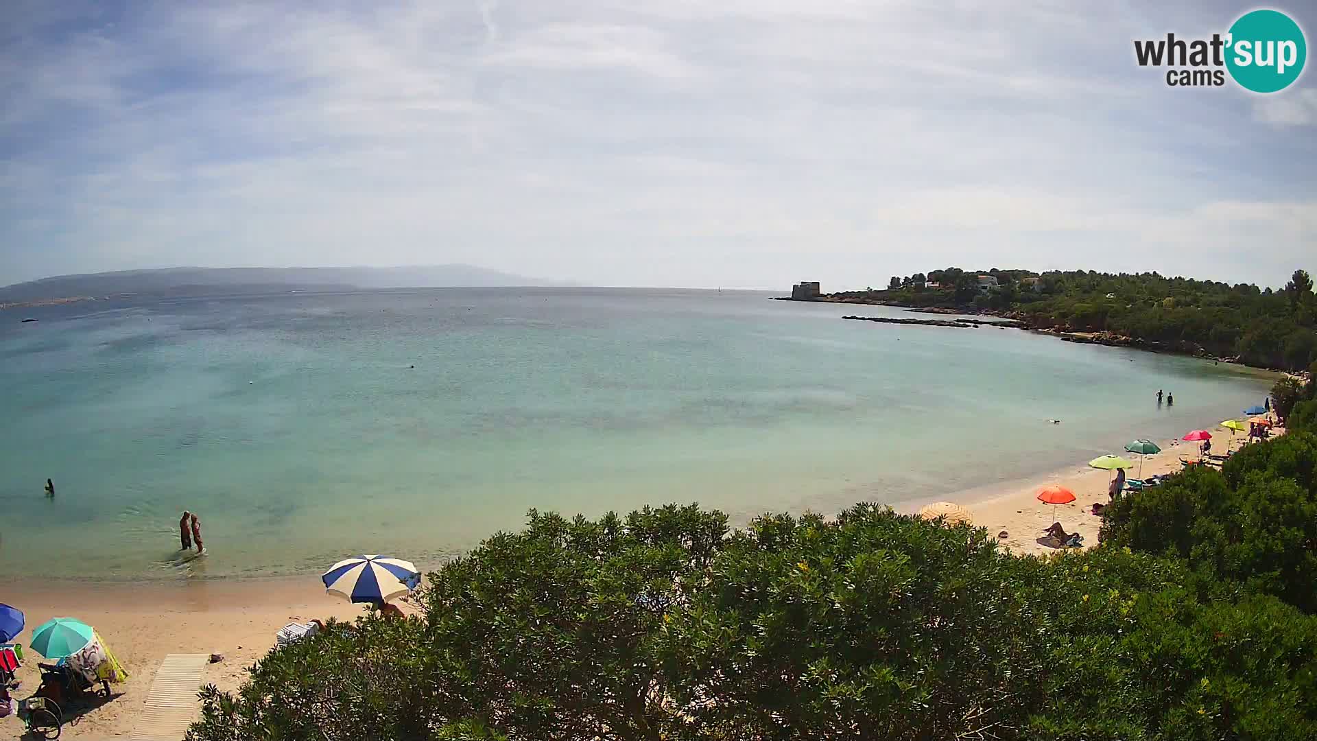Kamera plaža Lazzaretto | Alghero | Sardinija