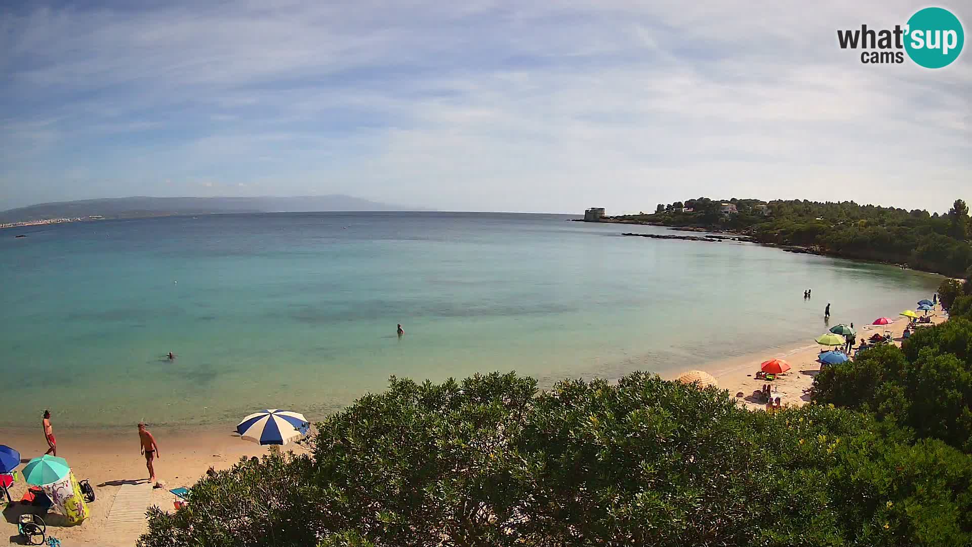 Webcam Lazzaretto beach | Alghero | Sardinia