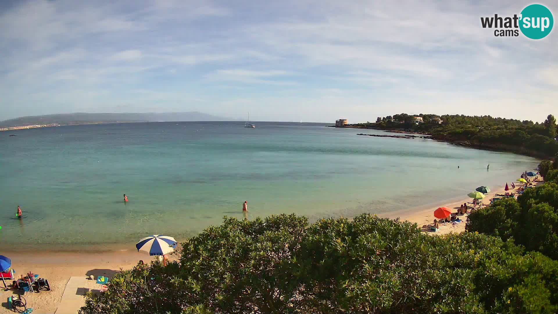 Webcam spiaggia Lazzaretto | Alghero | Sardegna