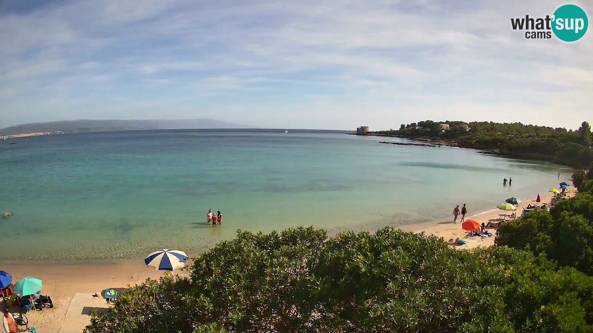 Webcam Lazzaretto Strand | Alghero | Sardinien