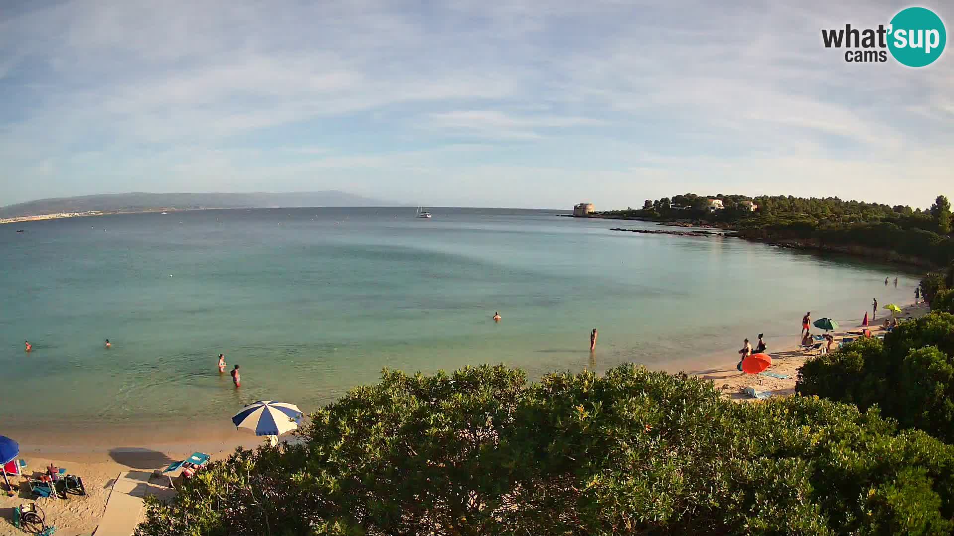 Webcam Lazzaretto Strand | Alghero | Sardinien