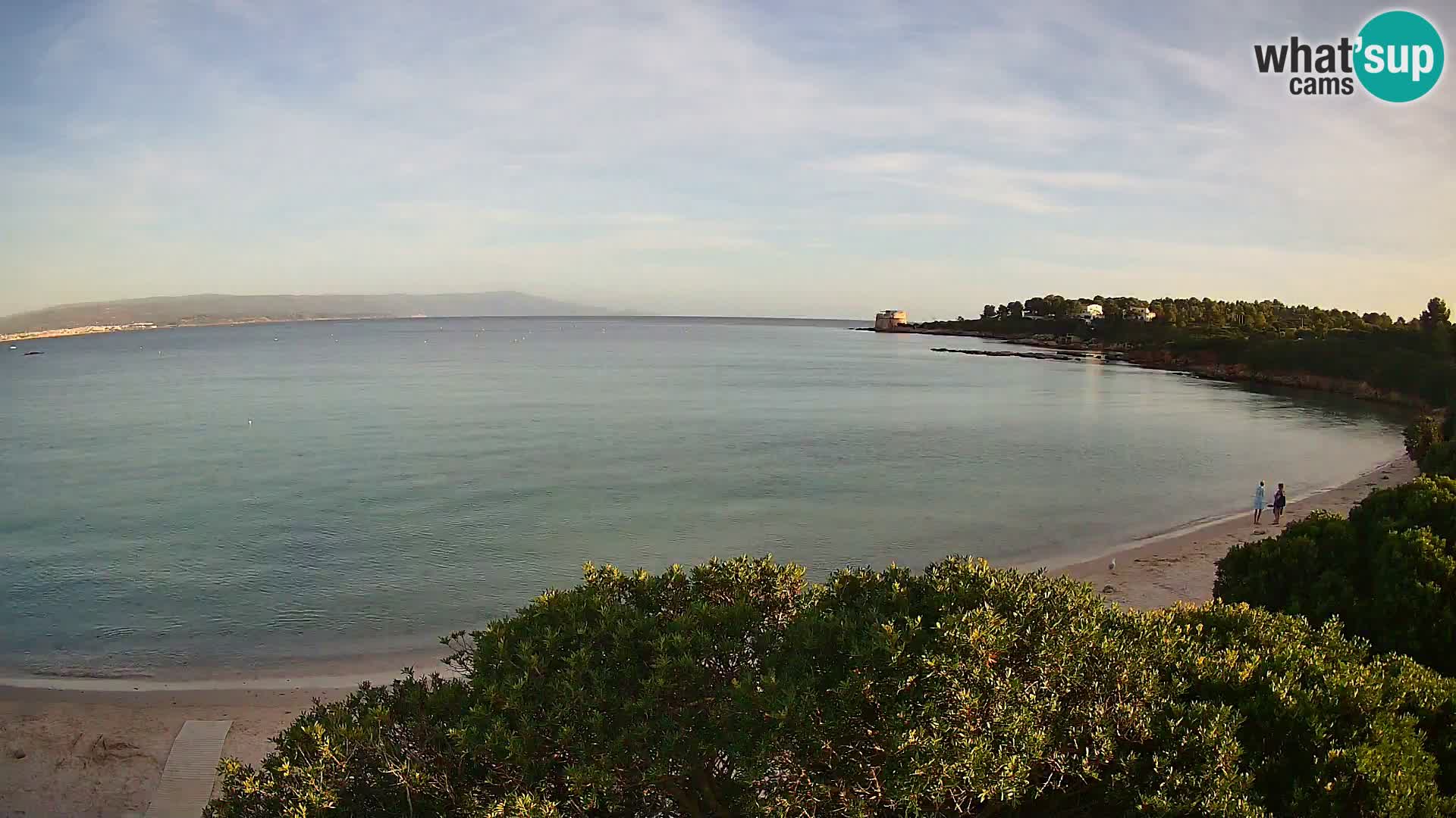 Plage Lazzaretto livecam | Alghero | Sardaigne