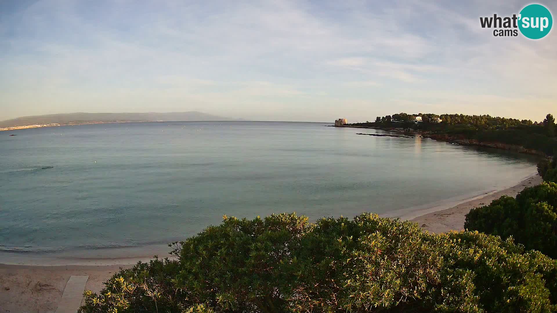 Webcam Lazzaretto beach | Alghero | Sardinia