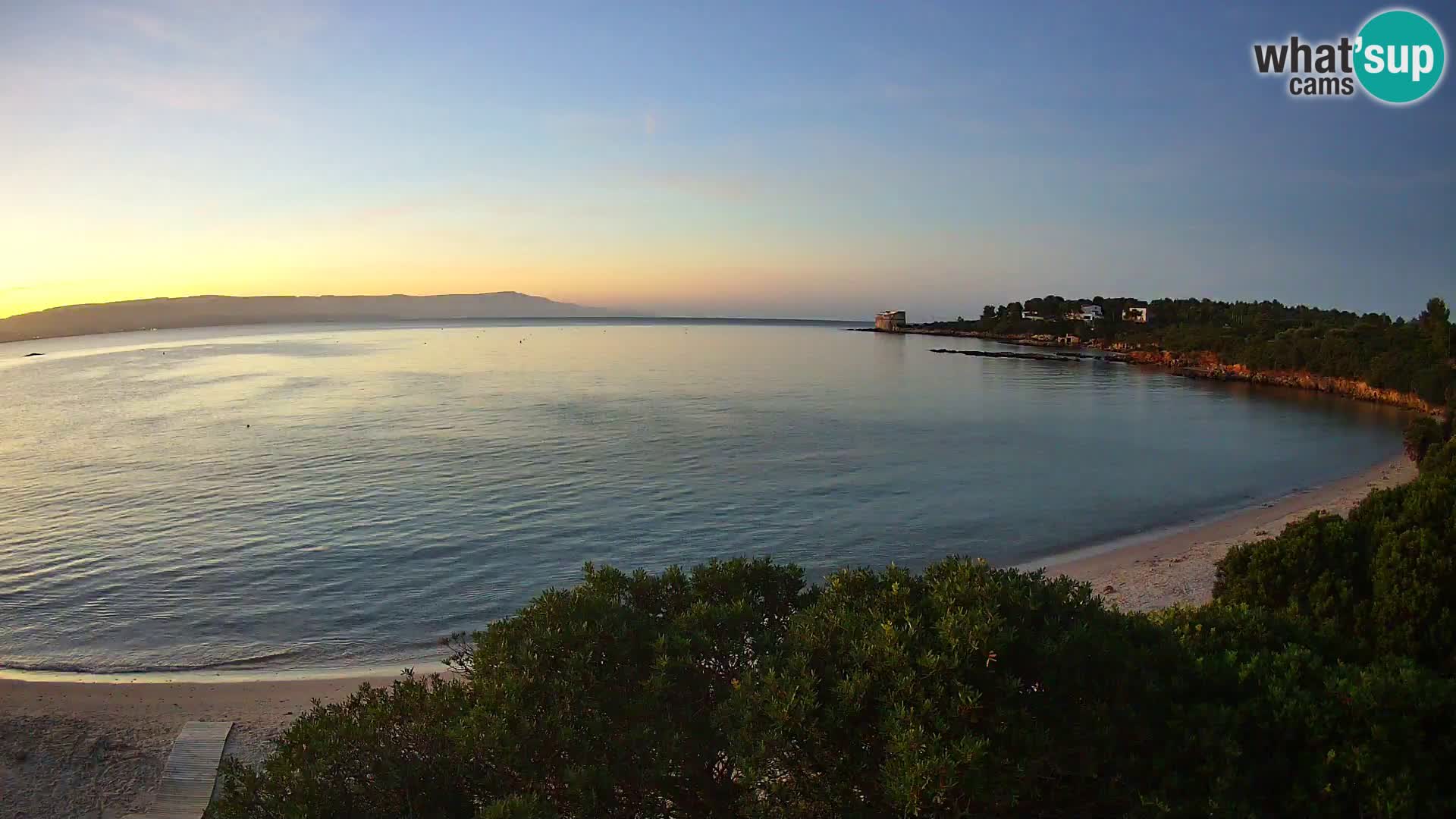 Webcam Lazzaretto beach | Alghero | Sardinia