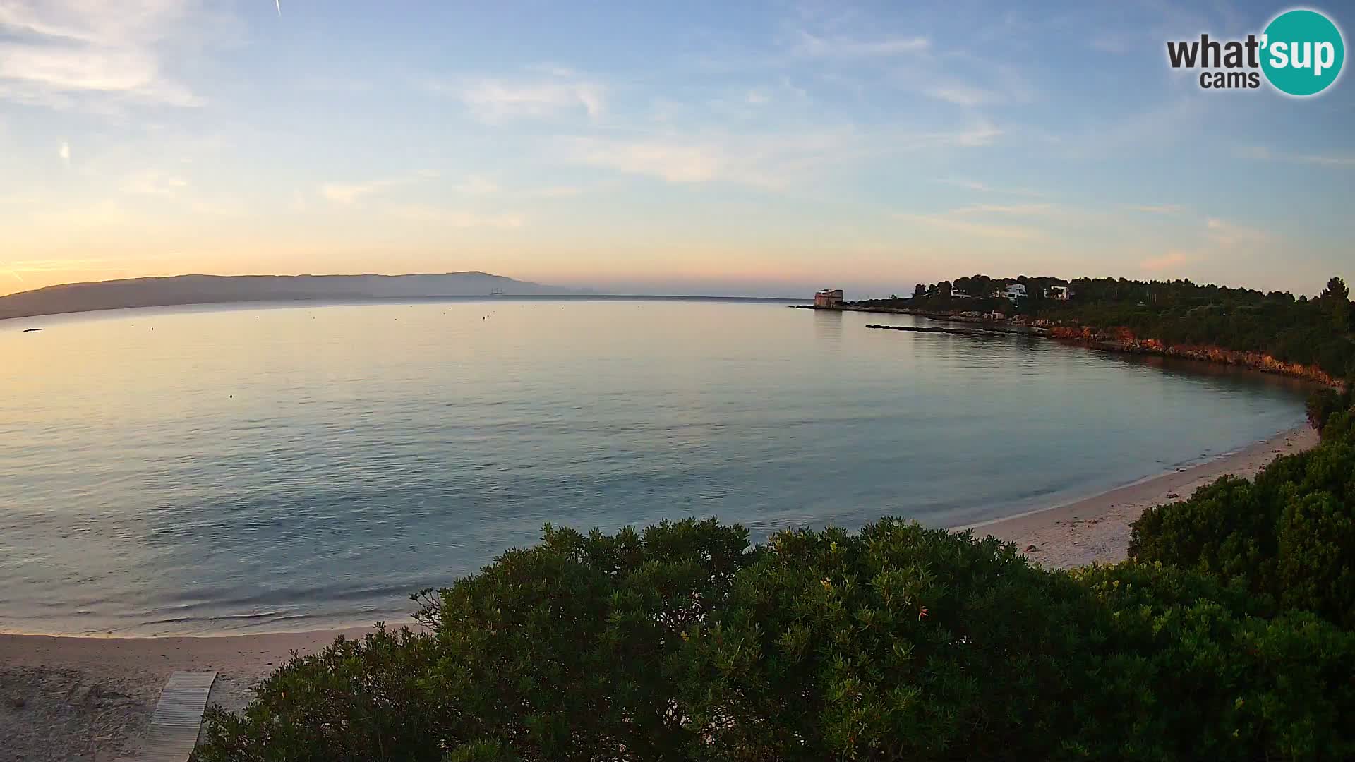 Plage Lazzaretto livecam | Alghero | Sardaigne