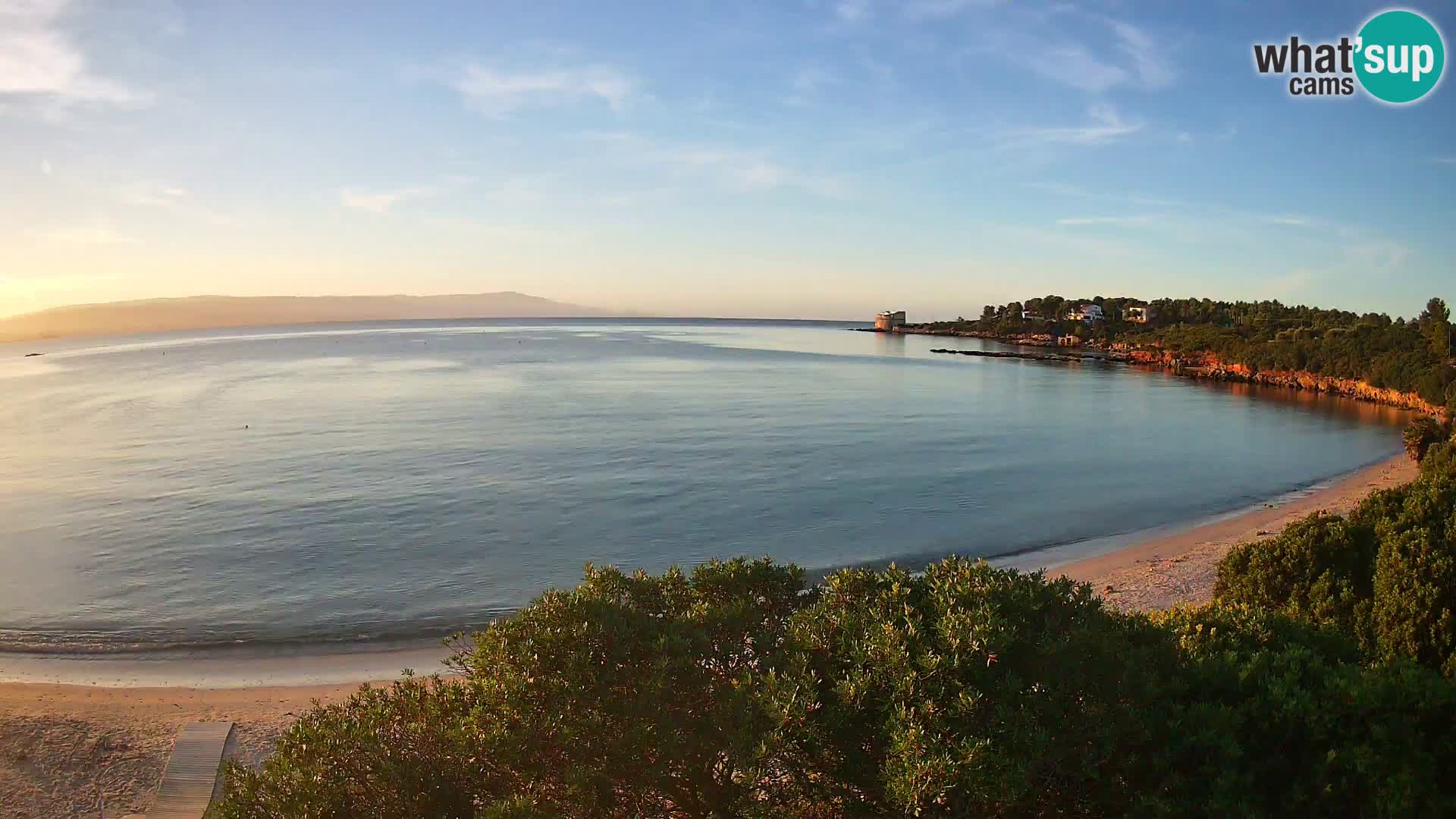 Webcam Lazzaretto beach | Alghero | Sardinia
