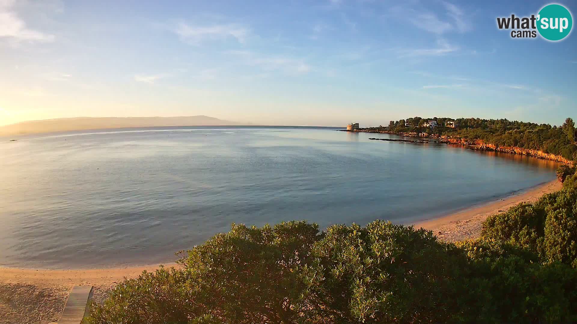 Webcam Lazzaretto beach | Alghero | Sardinia