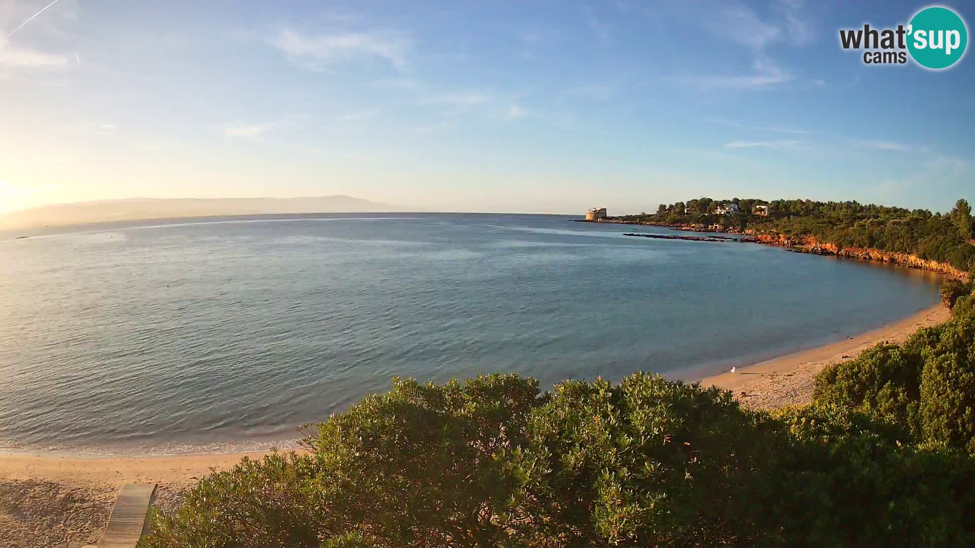 Webcam Lazzaretto beach | Alghero | Sardinia