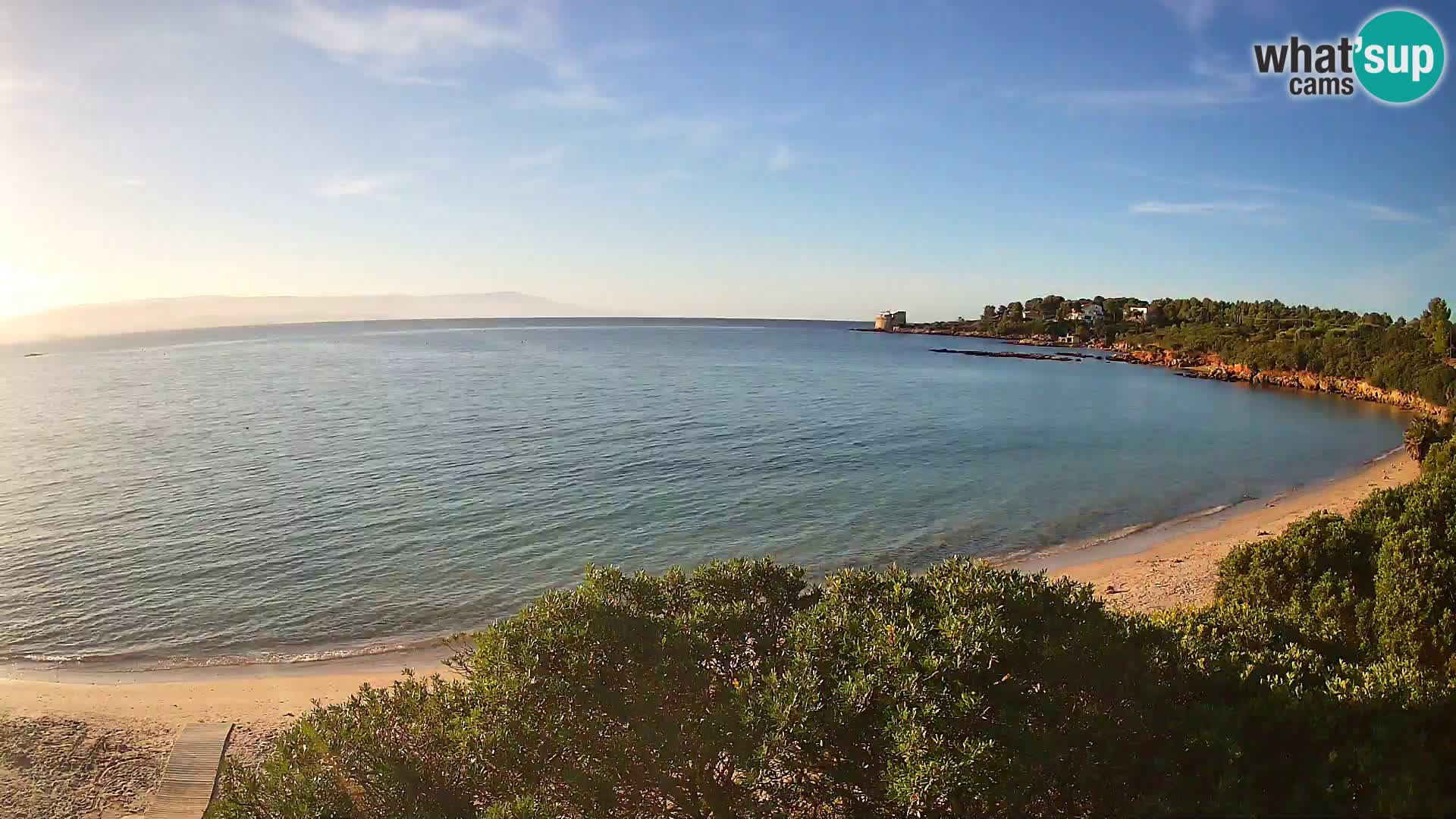 Webcam Lazzaretto beach | Alghero | Sardinia