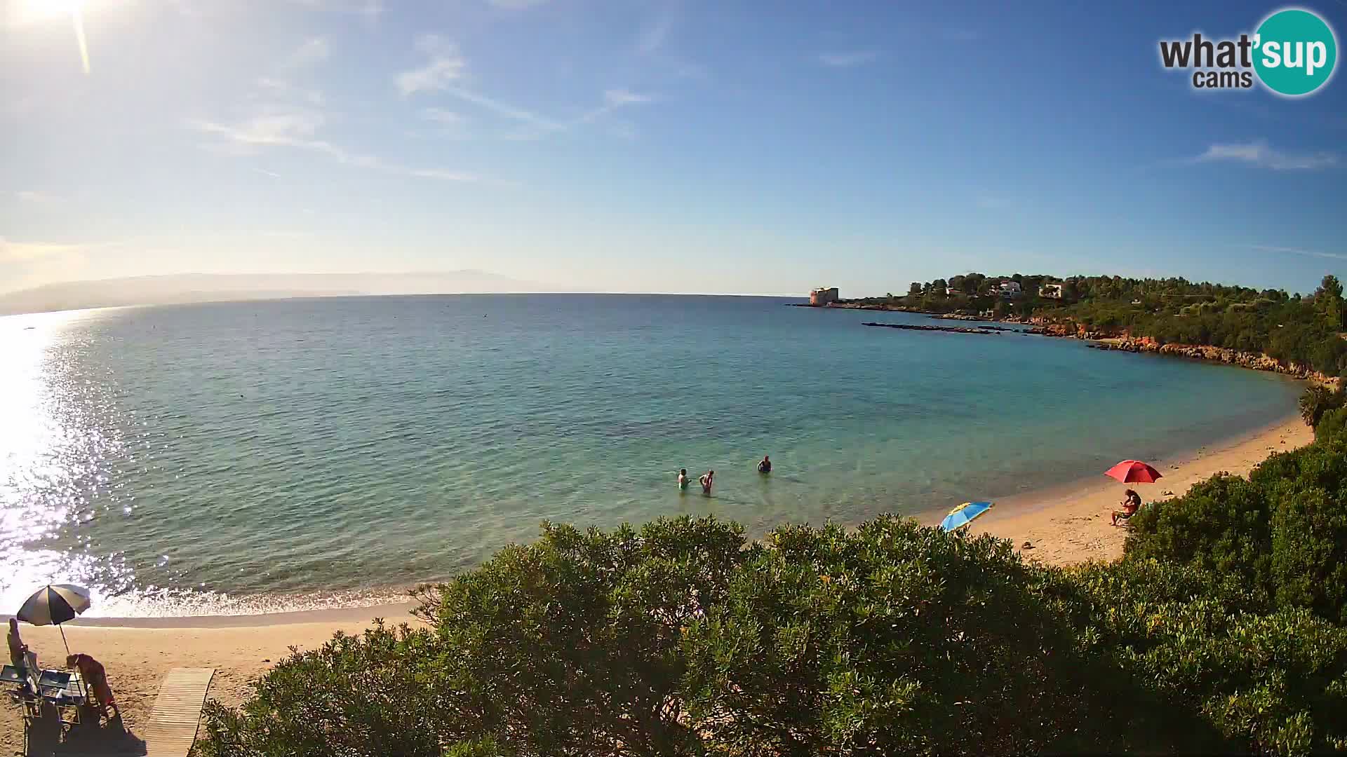 Webcam Lazzaretto beach | Alghero | Sardinia