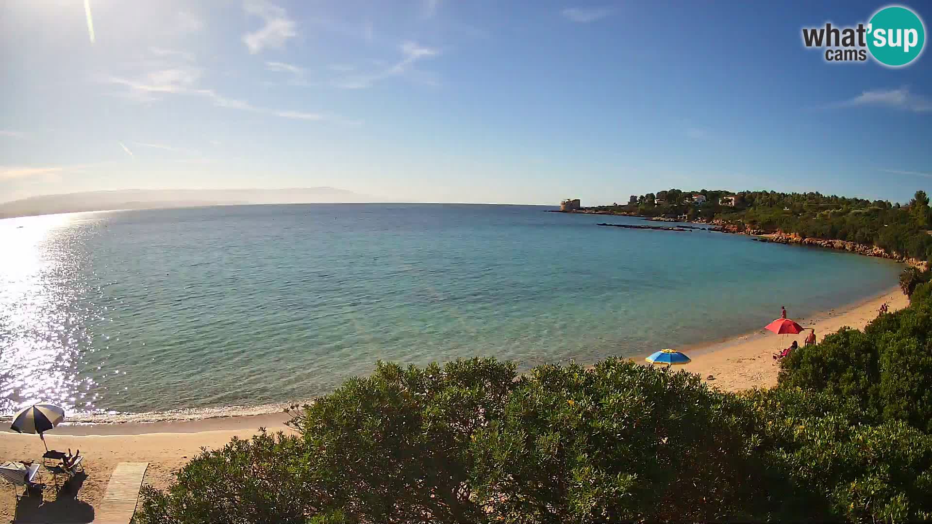Kamera plaža Lazzaretto | Alghero | Sardinija