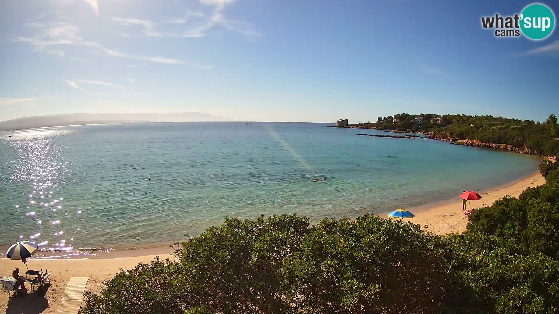 Webcam Lazzaretto beach | Alghero | Sardinia
