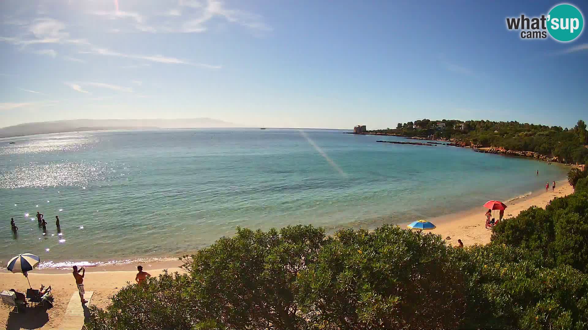 Webcam Lazzaretto beach | Alghero | Sardinia