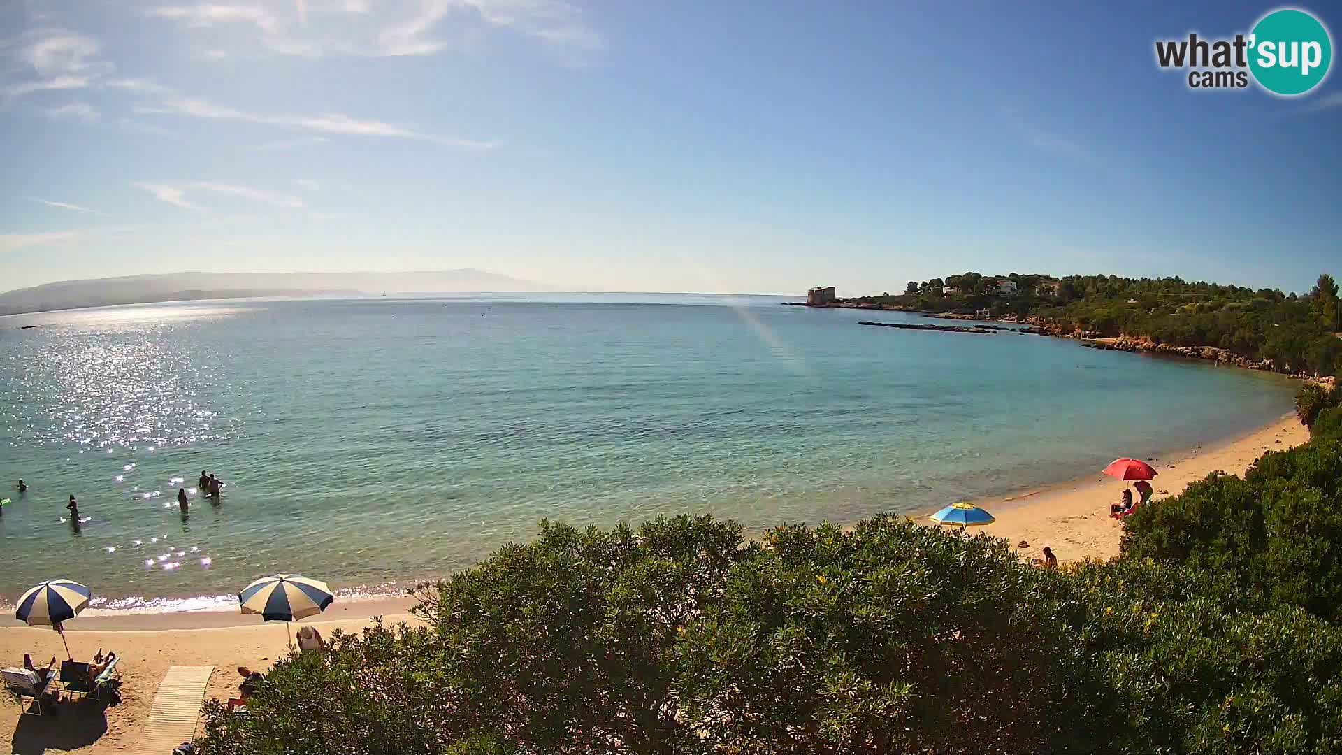 Plage Lazzaretto livecam | Alghero | Sardaigne