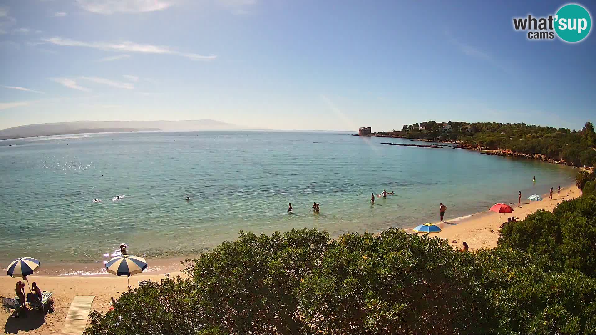 Webcam Lazzaretto beach | Alghero | Sardinia
