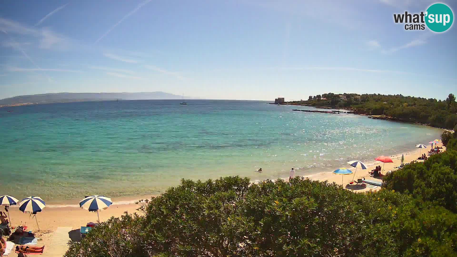 Webcam spiaggia Lazzaretto | Alghero | Sardegna