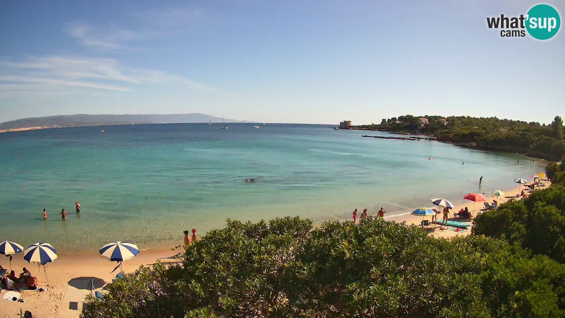 Webcam Lazzaretto Strand | Alghero | Sardinien