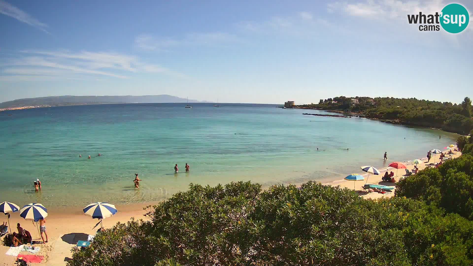 Webcam spiaggia Lazzaretto | Alghero | Sardegna
