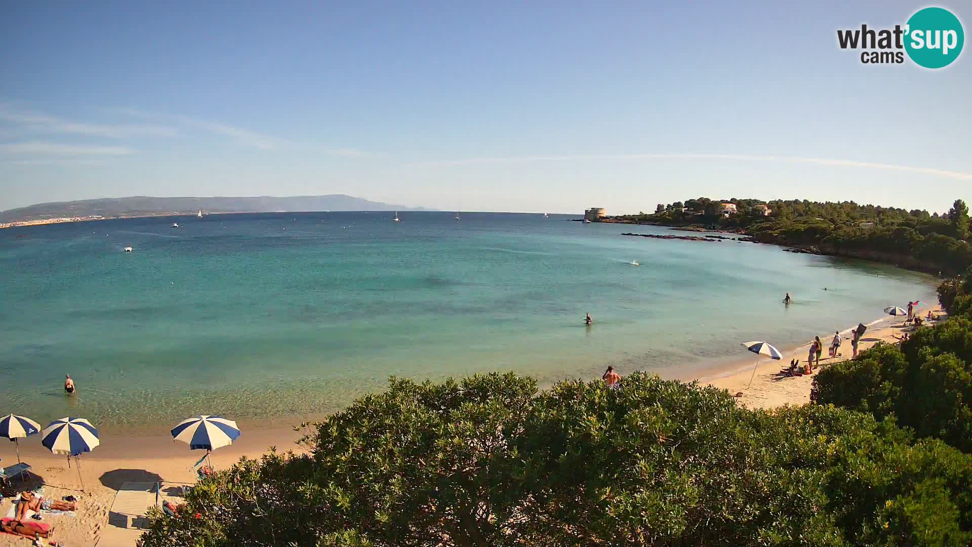 Webcam spiaggia Lazzaretto | Alghero | Sardegna