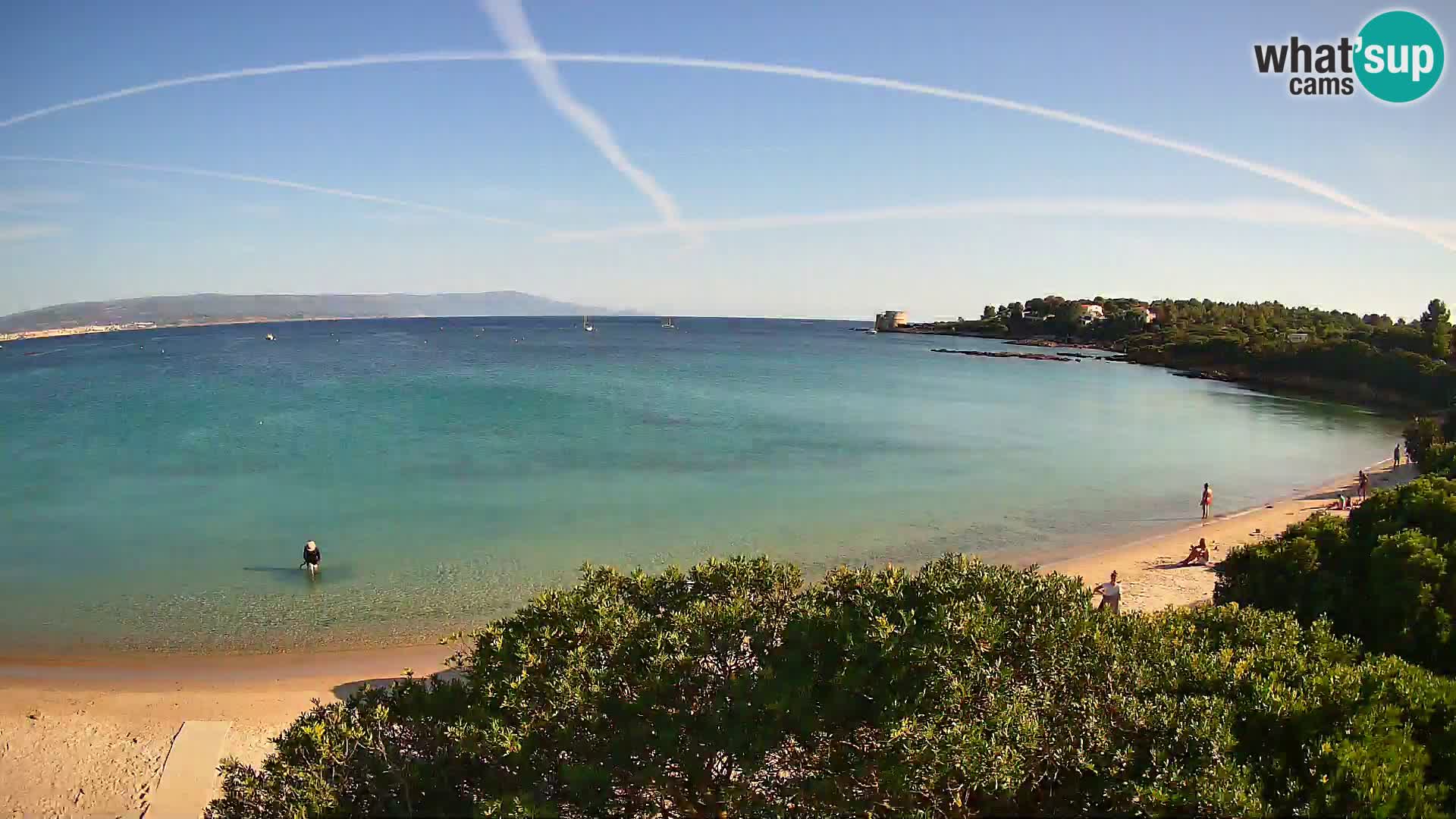 Webcam Lazzaretto beach | Alghero | Sardinia