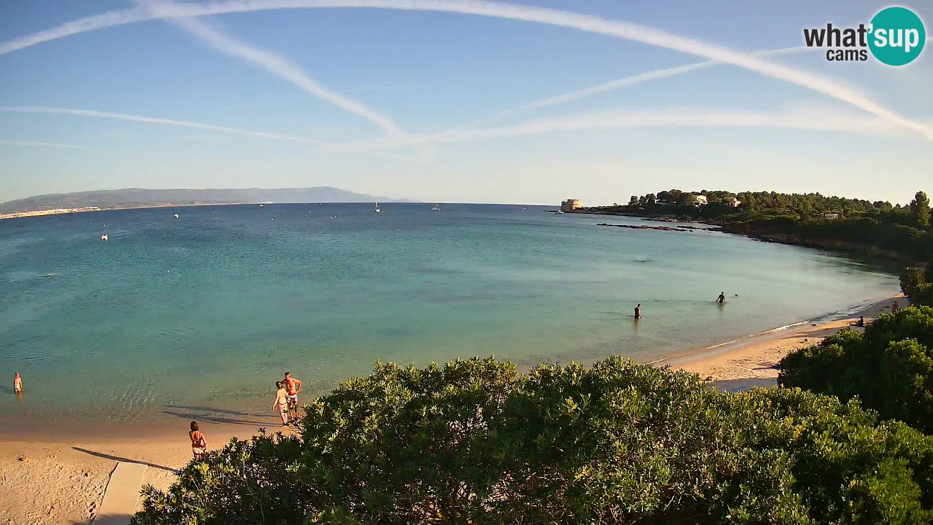 Webcam Lazzaretto beach | Alghero | Sardinia