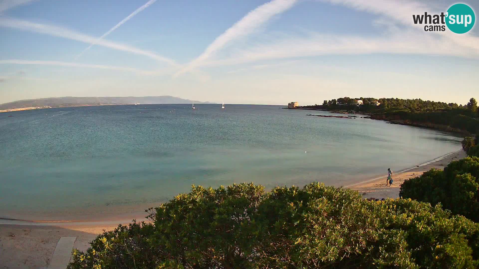 Webcam Lazzaretto beach | Alghero | Sardinia