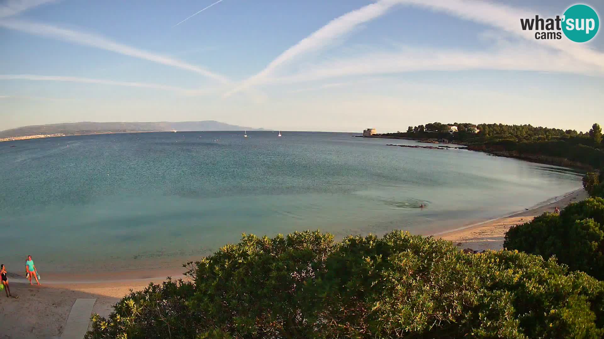 Webcam Lazzaretto beach | Alghero | Sardinia