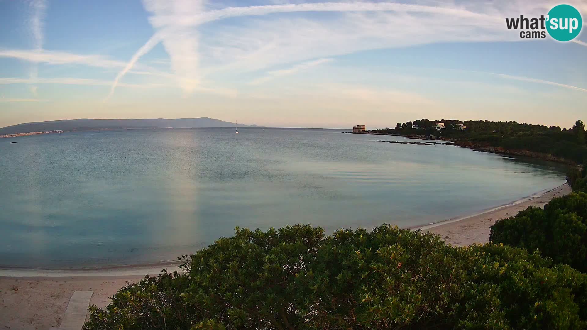 Plage Lazzaretto livecam | Alghero | Sardaigne
