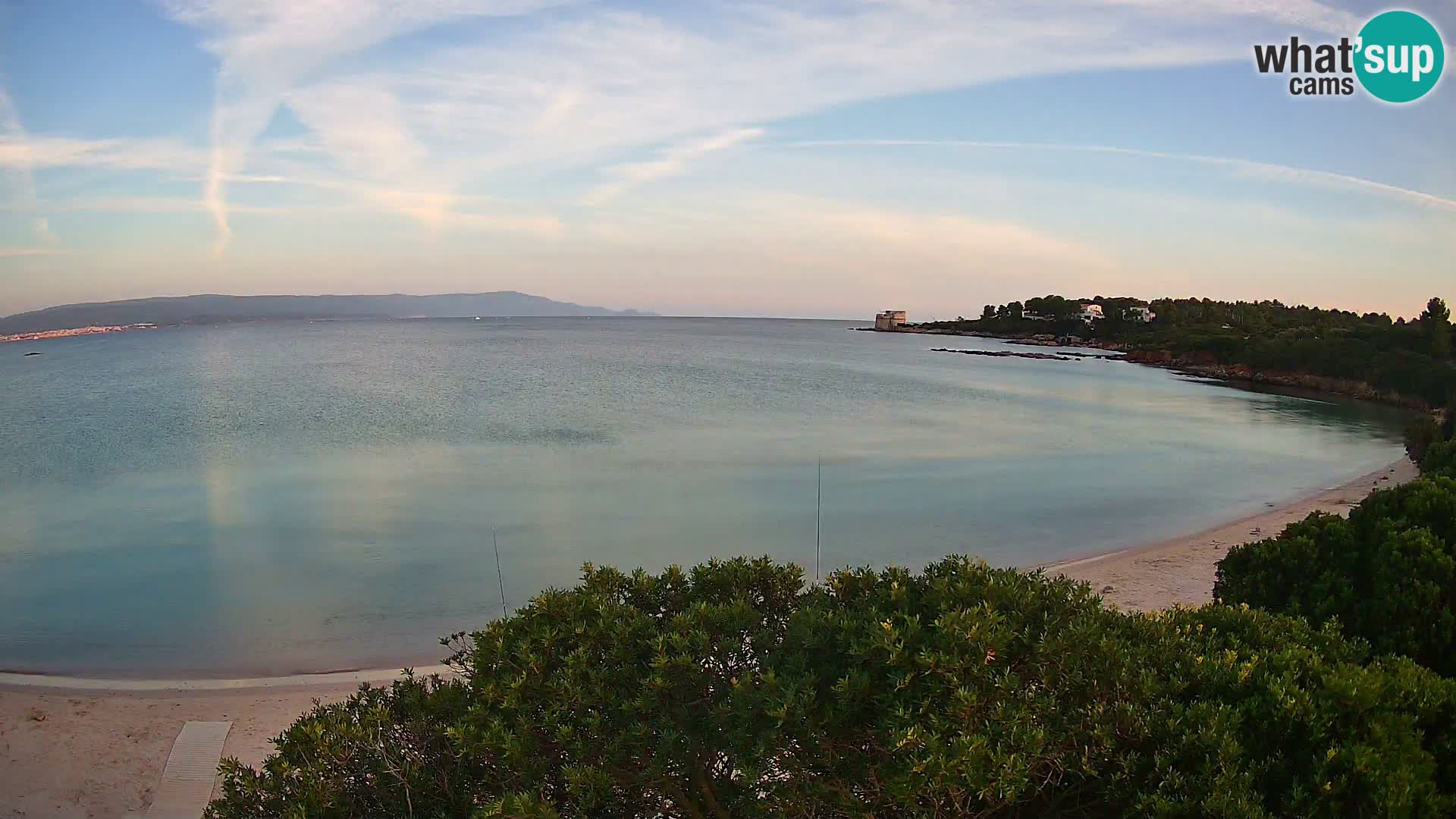Kamera plaža Lazzaretto | Alghero | Sardinija