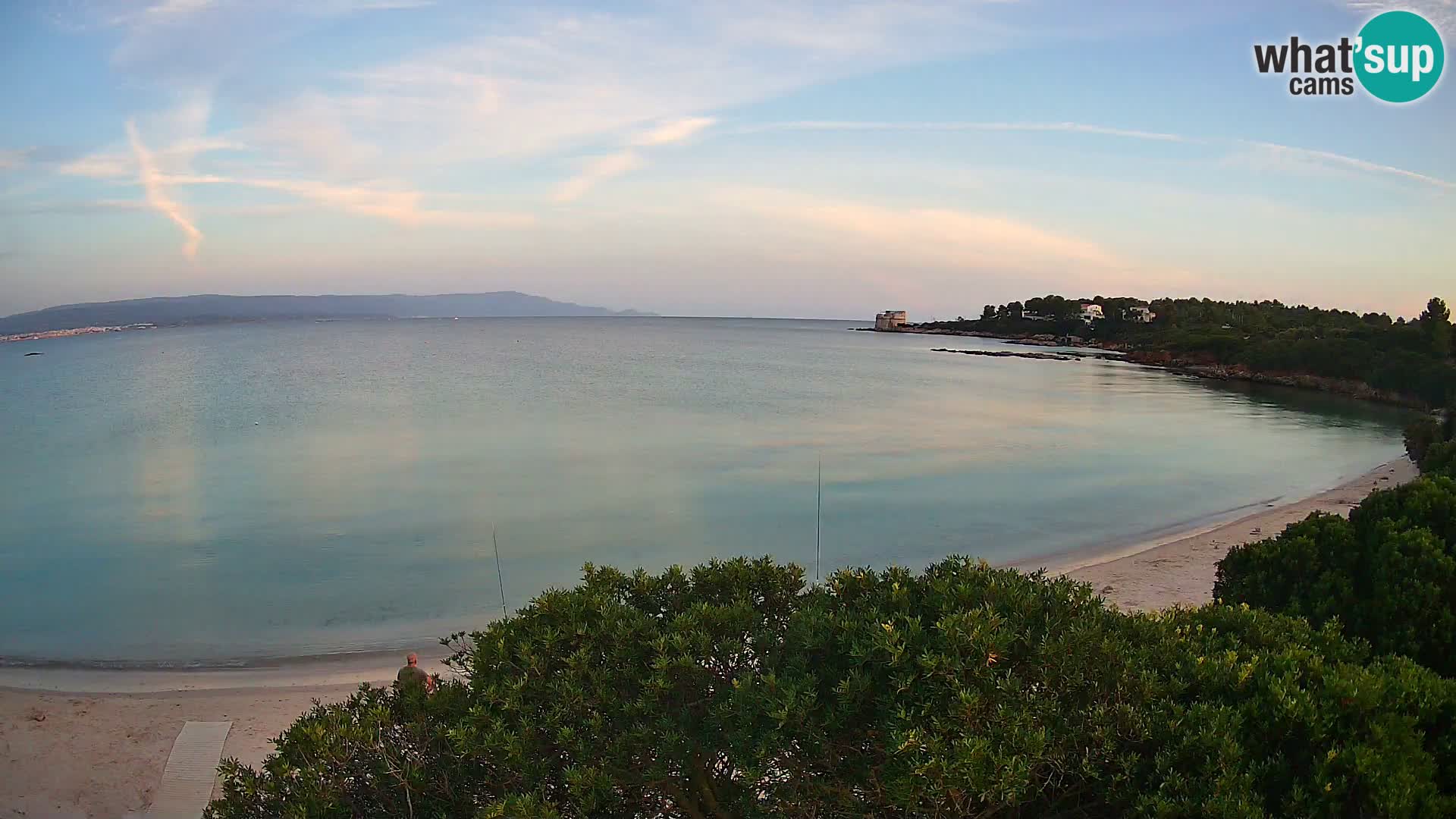 Webcam Lazzaretto beach | Alghero | Sardinia