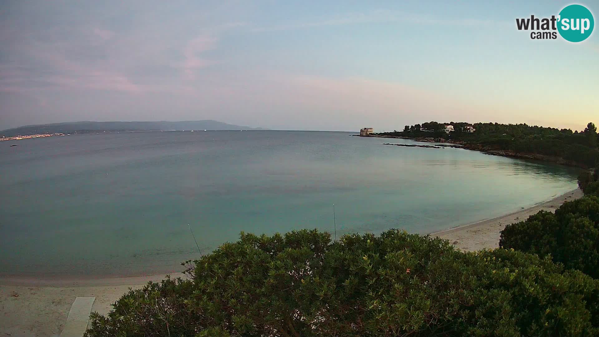Webcam Lazzaretto Strand | Alghero | Sardinien