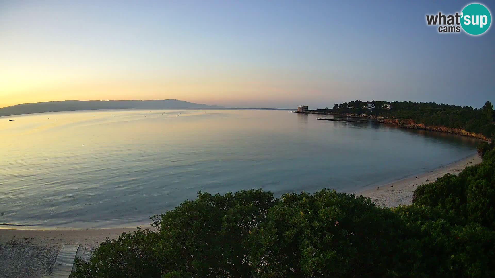 Webcam Lazzaretto Strand | Alghero | Sardinien