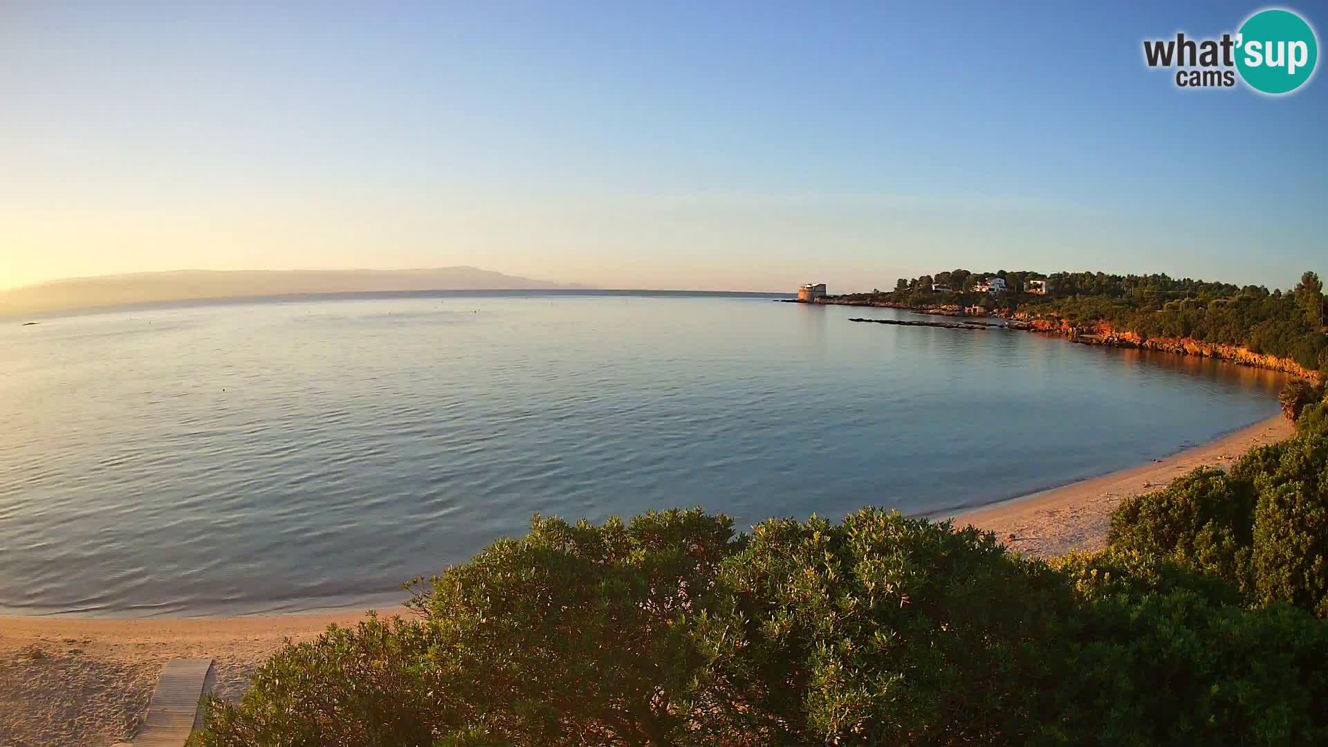 Plage Lazzaretto livecam | Alghero | Sardaigne
