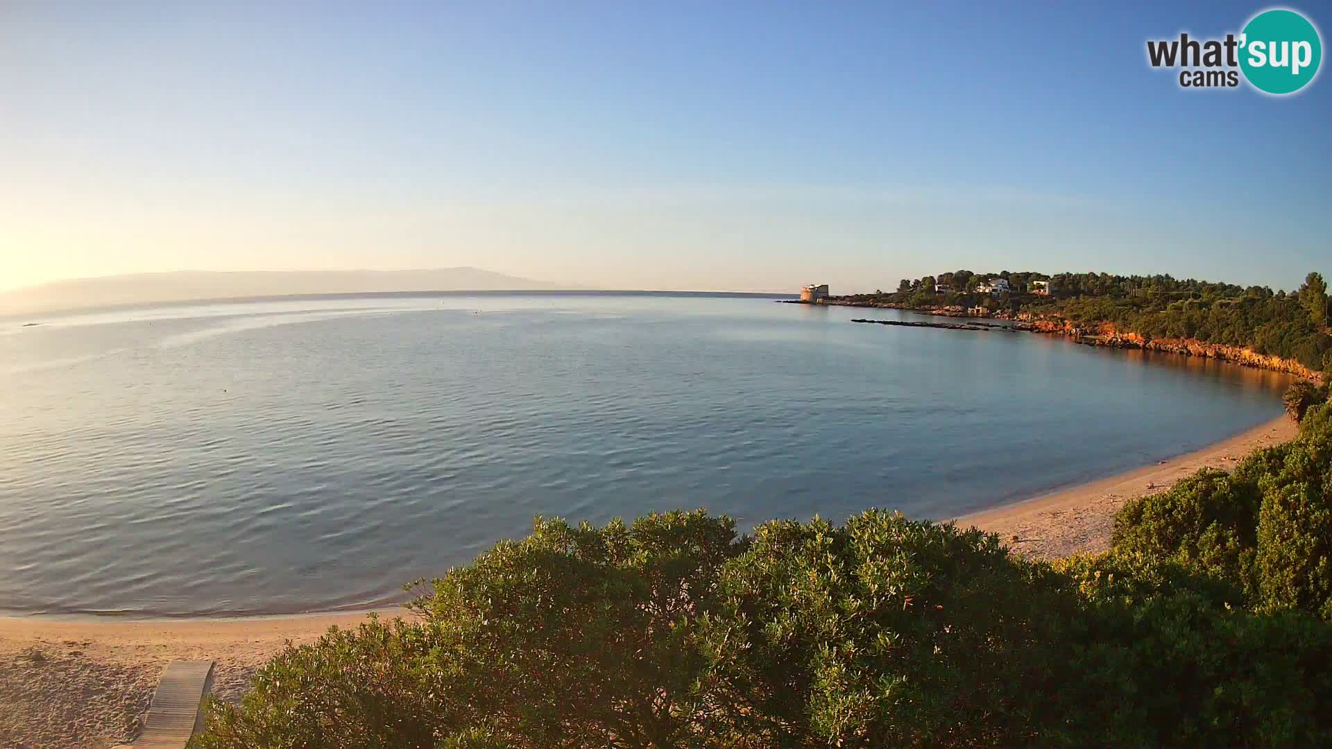 Webcam Lazzaretto beach | Alghero | Sardinia