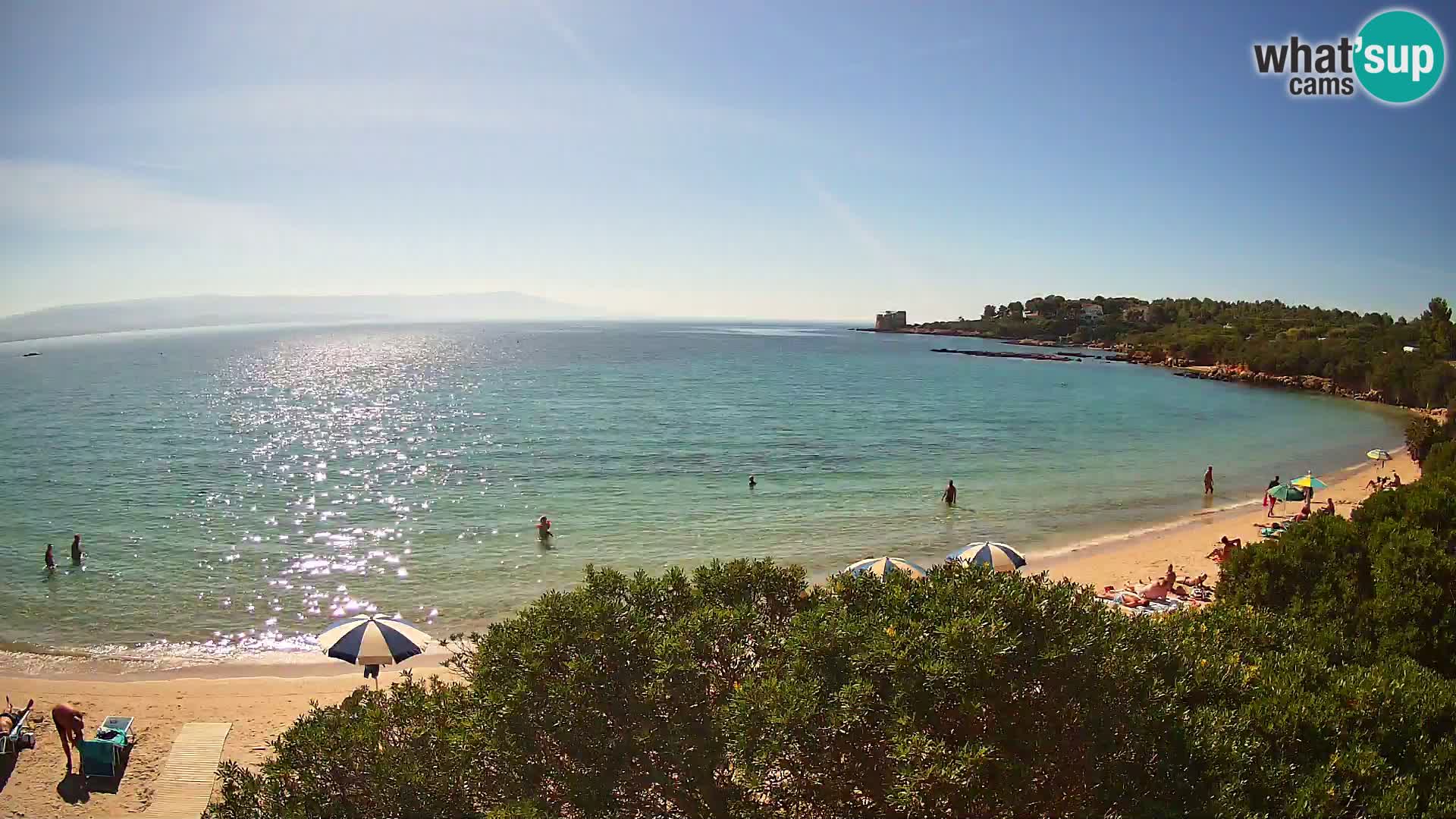 Webcam Lazzaretto beach | Alghero | Sardinia