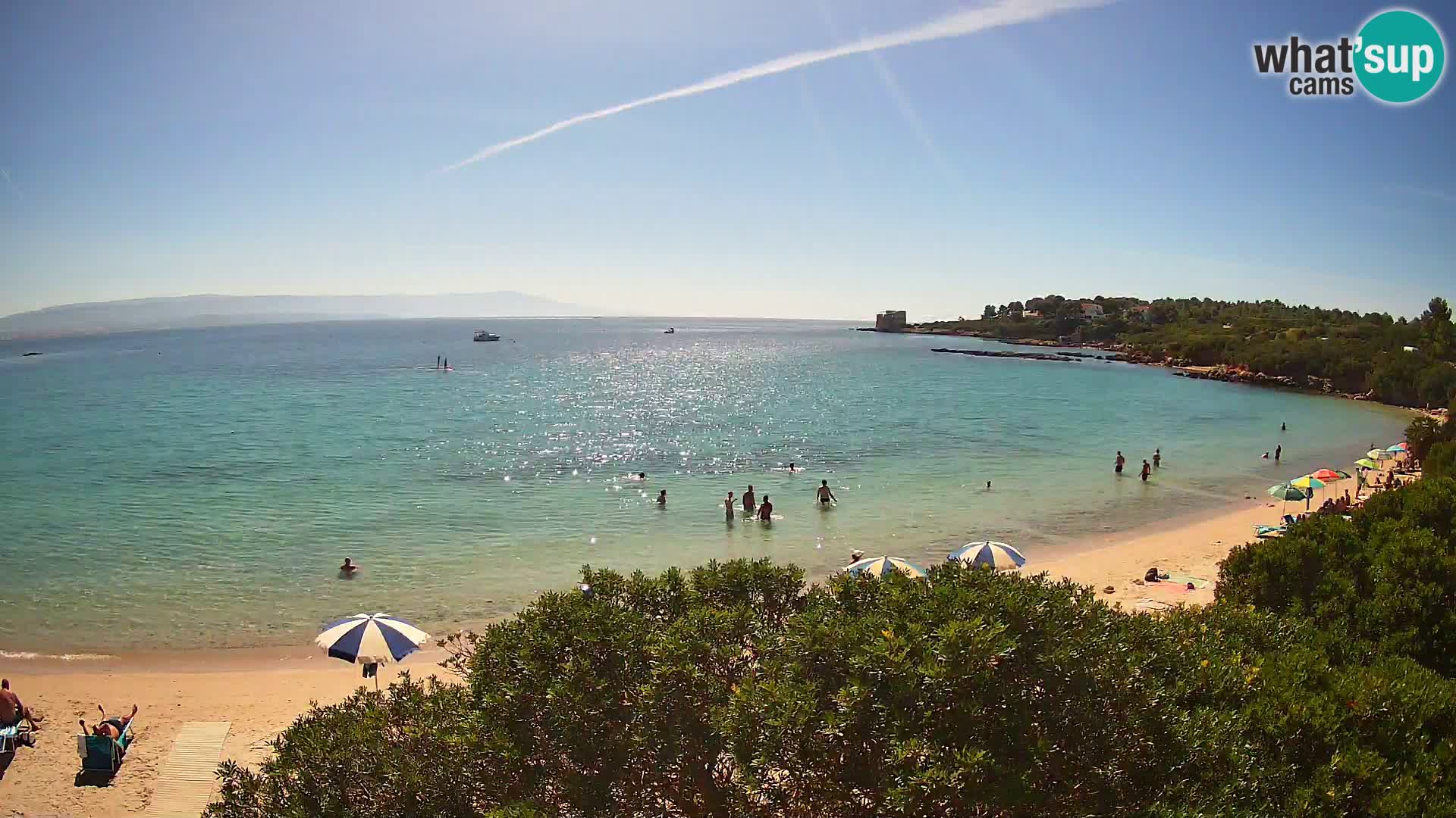 Plage Lazzaretto livecam | Alghero | Sardaigne