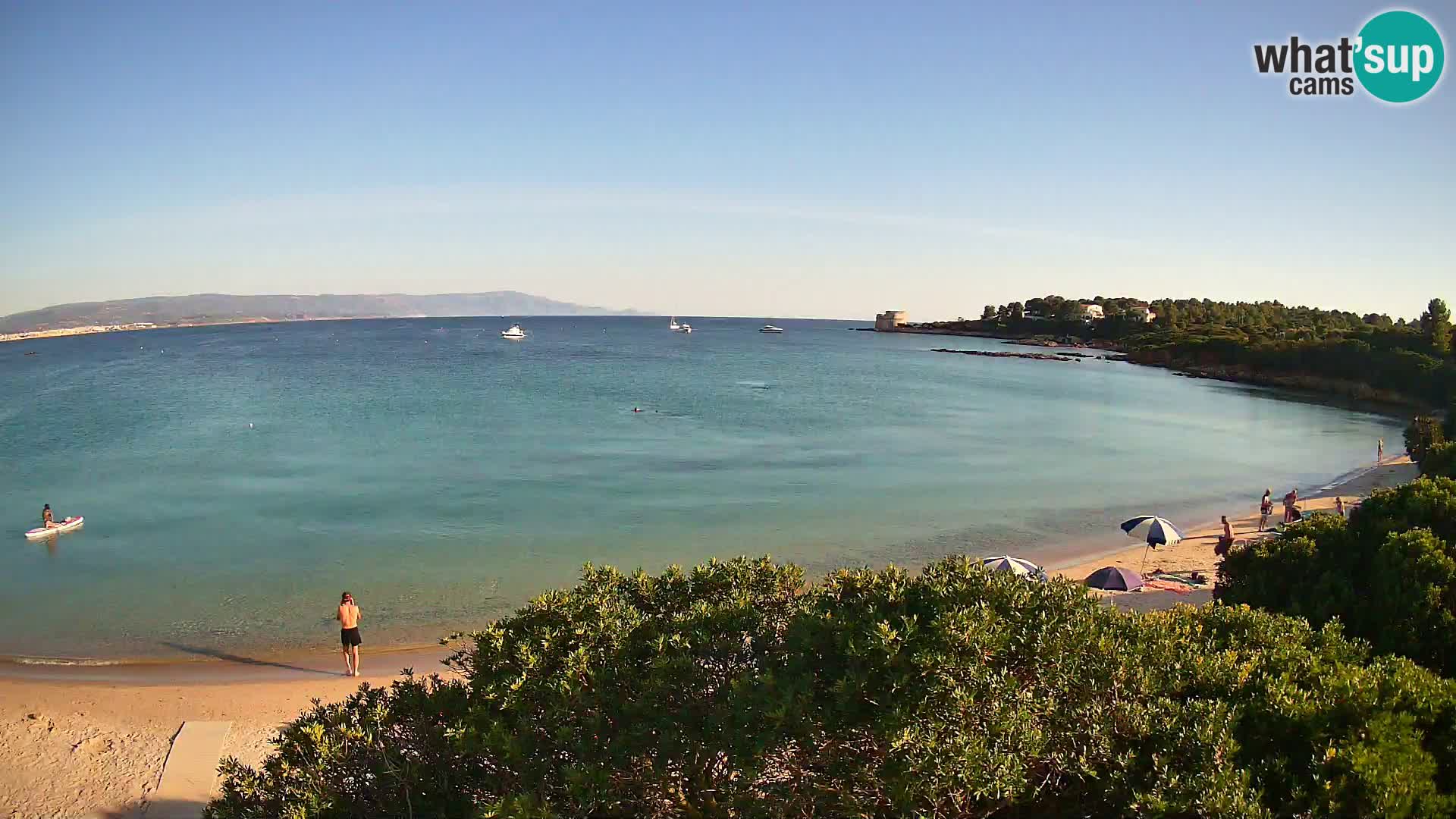 Webcam Lazzaretto Strand | Alghero | Sardinien