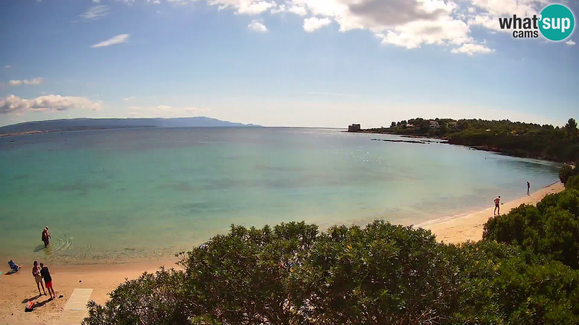 Webcam Lazzaretto beach | Alghero | Sardinia