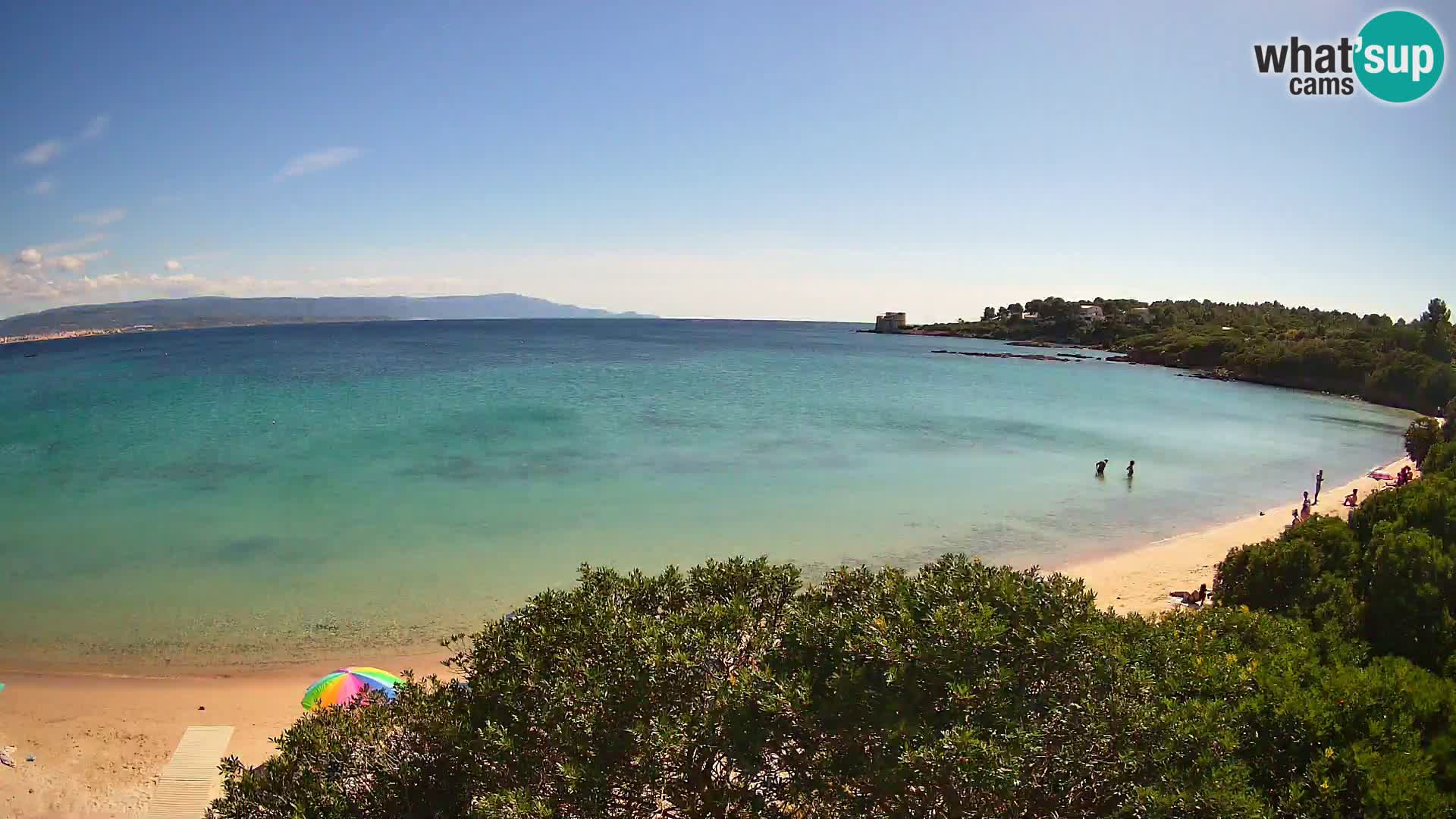 Webcam Lazzaretto beach | Alghero | Sardinia